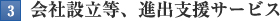 会社設立等、進出支援サービス